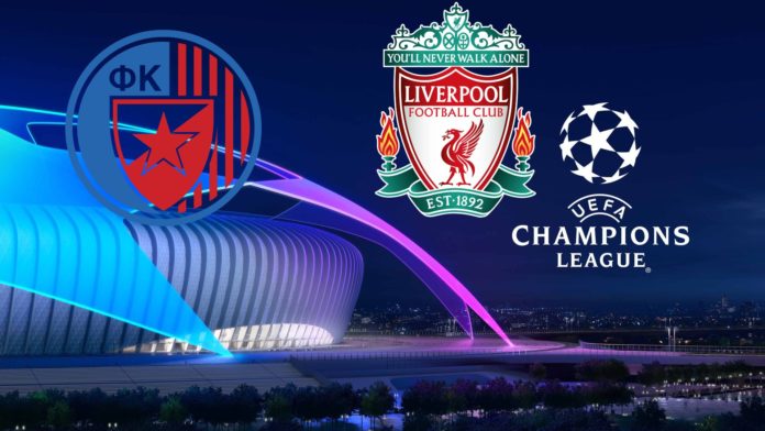 Champions League Red Star Belgrade vs Liverpool
